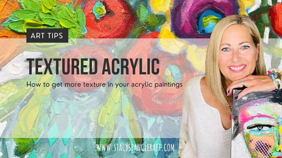 How to get thick texture with acrylic paint