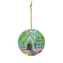Load image into Gallery viewer, Big Green House Ceramic Ornament