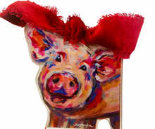 Load image into Gallery viewer, Happy Pig Acrylic Ornament