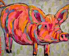 Load image into Gallery viewer, Party Pig Canvas Print