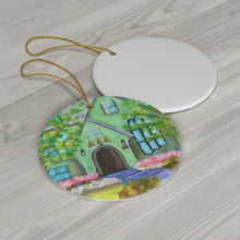 Load image into Gallery viewer, Big Green House Ceramic Ornament