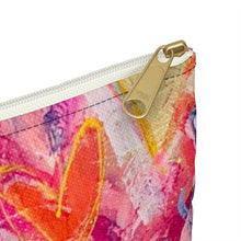 Load image into Gallery viewer, Heart Accessory Pouch by Stacy Spangler Art