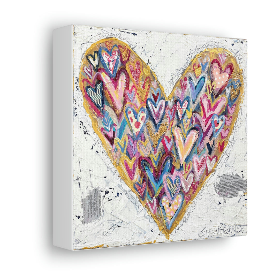 Heart on Heart Canvas Gallery Wraps