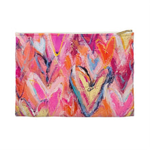 Load image into Gallery viewer, Heart Accessory Pouch by Stacy Spangler Art