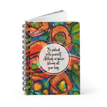 Load image into Gallery viewer, Floral Spiral Bound Journal