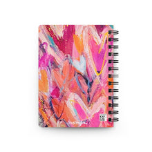 Load image into Gallery viewer, Heart Spiral Bound Journal