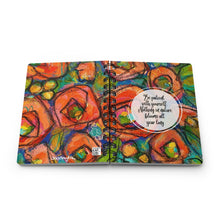 Load image into Gallery viewer, Floral Spiral Bound Journal