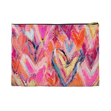 Load image into Gallery viewer, Heart Accessory Pouch by Stacy Spangler Art
