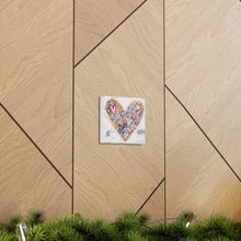 Load image into Gallery viewer, Heart on Heart Canvas Print