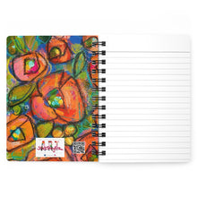 Load image into Gallery viewer, Floral Spiral Bound Journal