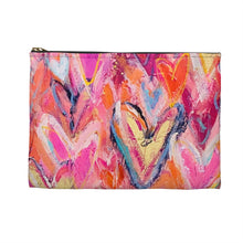 Load image into Gallery viewer, Heart Accessory Pouch by Stacy Spangler Art