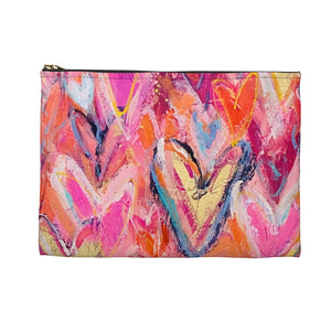 Heart Accessory Pouch by Stacy Spangler Art