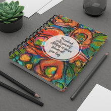 Load image into Gallery viewer, Floral Spiral Bound Journal