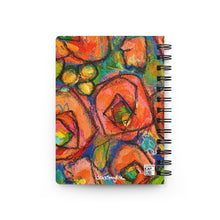 Load image into Gallery viewer, Floral Spiral Bound Journal