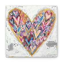 Load image into Gallery viewer, Heart on Heart Canvas Print