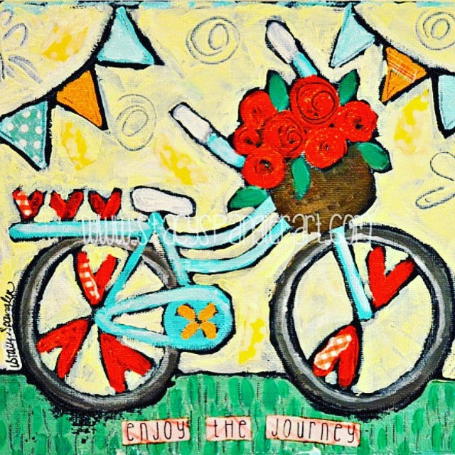 What do art and riding a bike have in common?