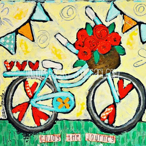 What do art and riding a bike have in common?