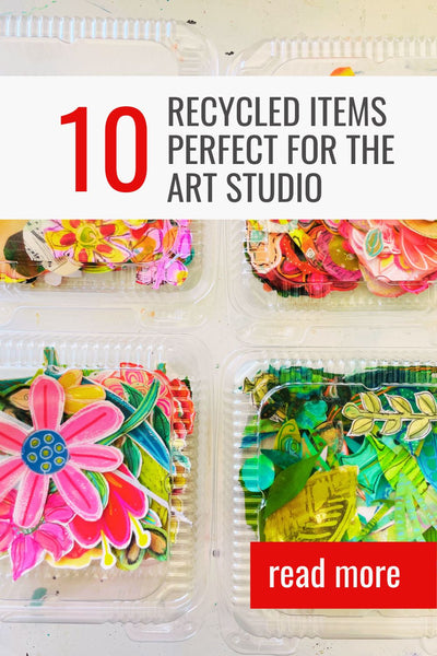 My top ten recycled materials perfect for the art studio