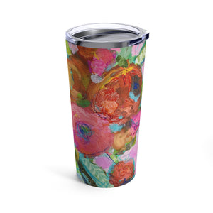 Floral Insulated Tumbler 20oz