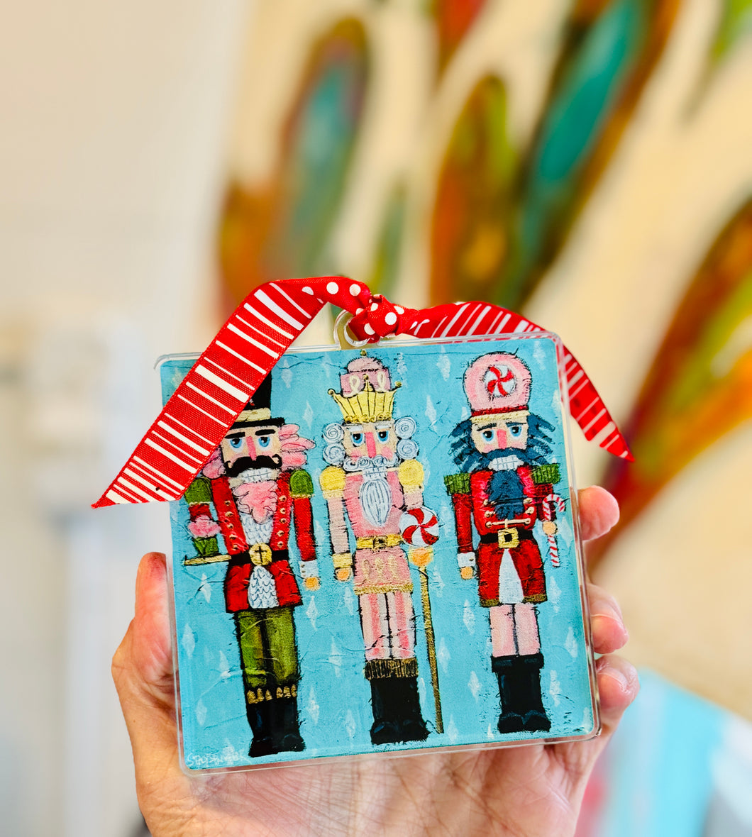 Nutcracker Trio Acrylic Ornament