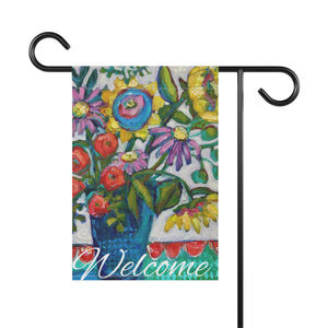 Floral Garden & House Banner