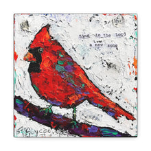 Load image into Gallery viewer, Cardinal Canvas Print
