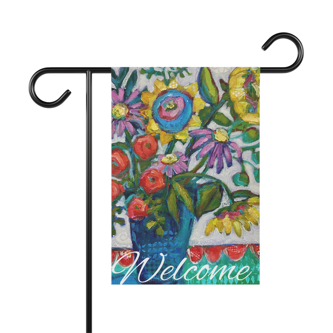 Floral Garden & House Banner