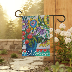 Floral Garden & House Banner