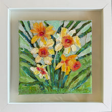 Load image into Gallery viewer, Framed original floral-Daffodils
