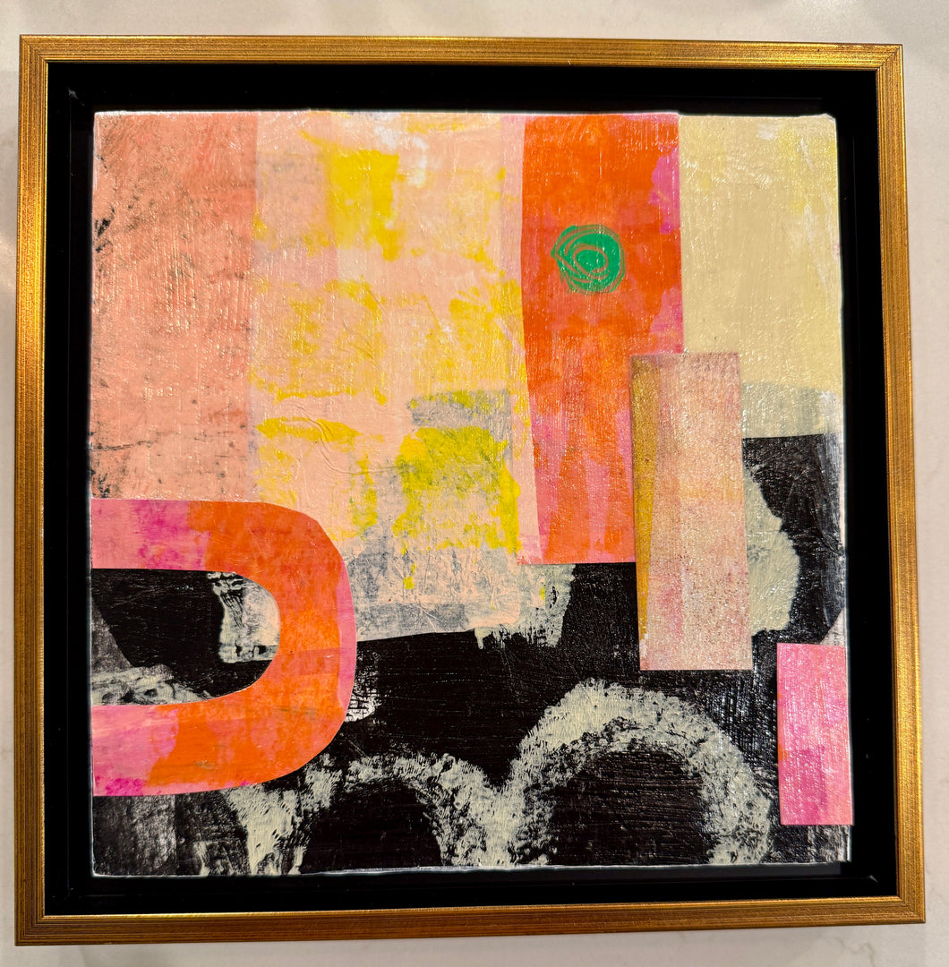 Original Abstract Collage Art 2