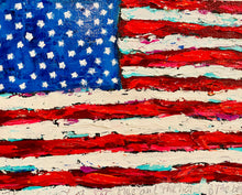 Load image into Gallery viewer, American Flag Painting
