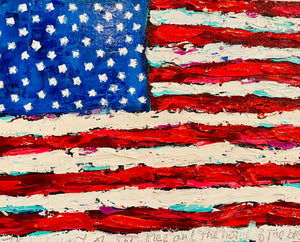 American Flag Painting