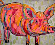 Load image into Gallery viewer, Party Pig Canvas Print
