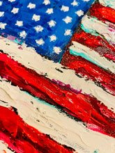 Load image into Gallery viewer, American Flag Painting
