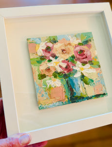 Framed original floral