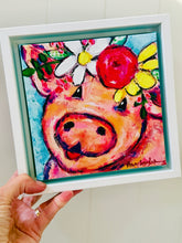 Load image into Gallery viewer, Petunia Pig Canvas print
