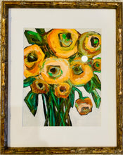 Load image into Gallery viewer, Framed Peachy floral print
