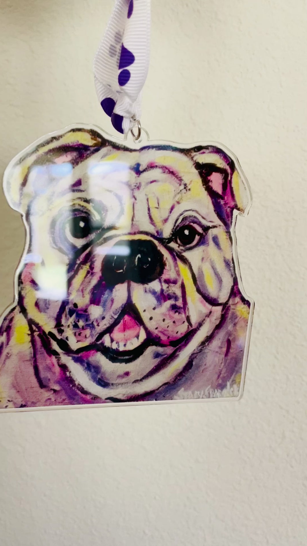 Bulldogs Acrylic Ornament