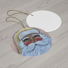 Load image into Gallery viewer, Santa Claus Ceramic Ornament, Holiday Decor, Christmas Tree Decoration
