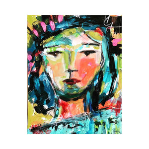 Warrior Girl Canvas Print