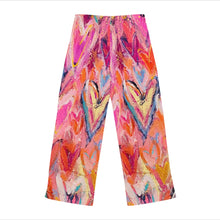 Load image into Gallery viewer, Heart Pajama Pants by Stacy Spangler Art
