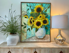 Load image into Gallery viewer, Summer&#39;s End-Sunflower Wall Art
