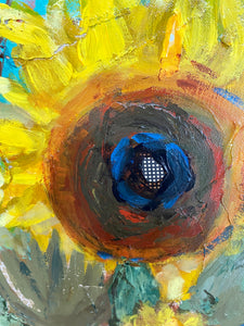 Summer's End-Sunflower Wall Art