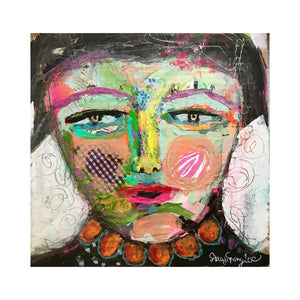 Abstract Face Art-My Fun Friend