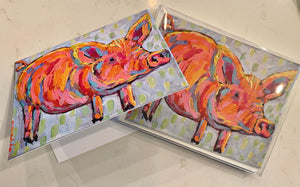 Party Pig Boxed Folded Notecards
