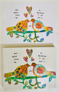 Two Turtle Doves Printable art