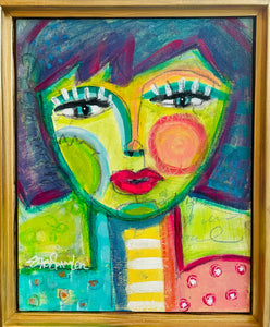 Abstract face art-The Runway Friend
