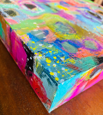 How to get thick texture with acrylic paint – Stacy Spangler Art