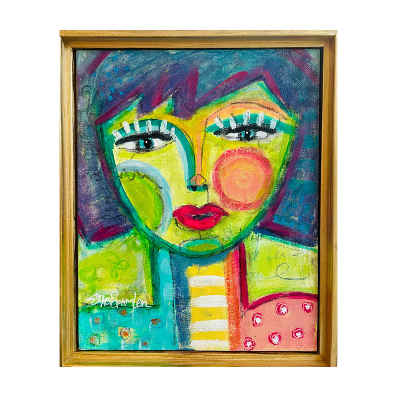 Abstract face art-The Runway Friend