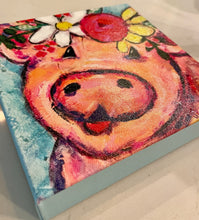 Load image into Gallery viewer, Petunia Pig Canvas print
